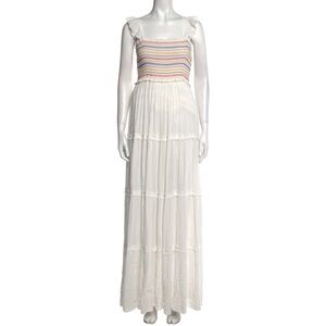 Tory Burch Smocked Maxi Dress